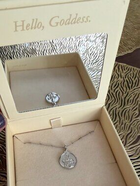 .925 Sterling Silver Persephone Pendant Necklace by Awe Inspired, New in Box